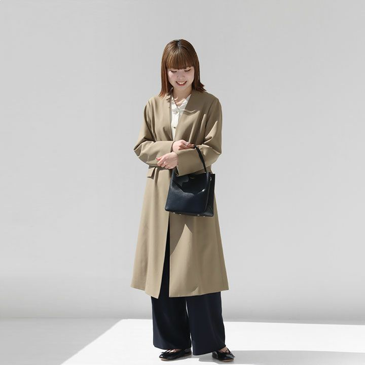 MACKINTOSH(マッキントッシュ) ノーカラーチェスターコート