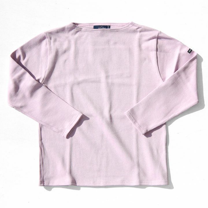 SAINT JAMES セントジェームス　ピンク　M ウエッソン バスクシャツ SAINT JAMES セントジェームス ウエッソン バスクシャツ 無地