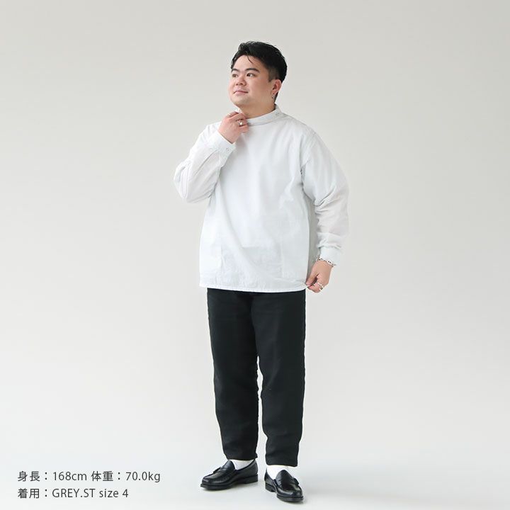 EMON  スモックシャツ　ブラック 楽天市場】EMON エモン｜プルオーバー スモックシャツ SHIKAKUI
