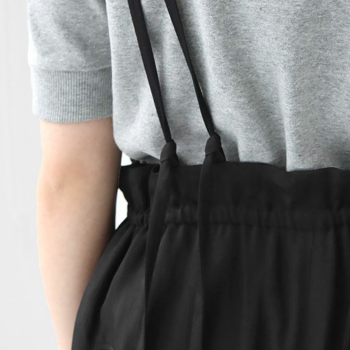 SACRA(サクラ) アセテートブライトツイルサロペット(125112051)の通販