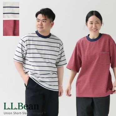 L.L.Bean(エルエルビーン) ユニオンショートスリーブ ストライプ