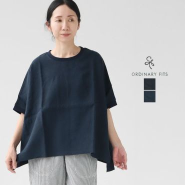 【麻】オーディナリーフィッツ　プルオーバー　ネイビー　リネン55% 麻 楽天市場】Ordinary fits(オーディナリーフィッツ) リネンプル