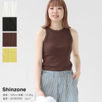 SHINZONE(シンゾーン) CIRCULAR リブタンクトップ(22MMSCU15)