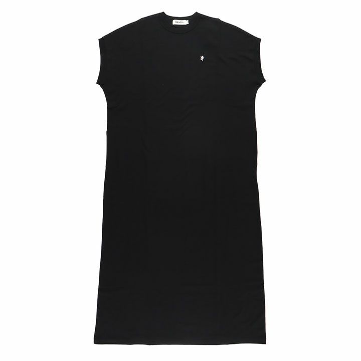 【美品】Gymphlex ジムフレックス　クルーネックワンピース　ブラック Gymphlex｜【20%OFF】クルーネックフレンチスリーブワンピース
