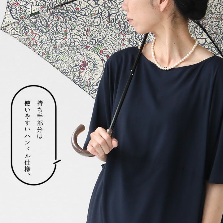 ソレイアード 雨晴兼用 折りたたみ傘 SOULEIADO(ソレイアード) フレンチシックプリント 晴雨兼用
