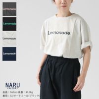 NARU(ナル) ラスティック天竺 Lemonade プリントTシャツ(658202)