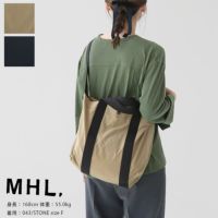 MHL.(エムエイチエル) WORN NYLON CANVAS バッグ(595-4271501)