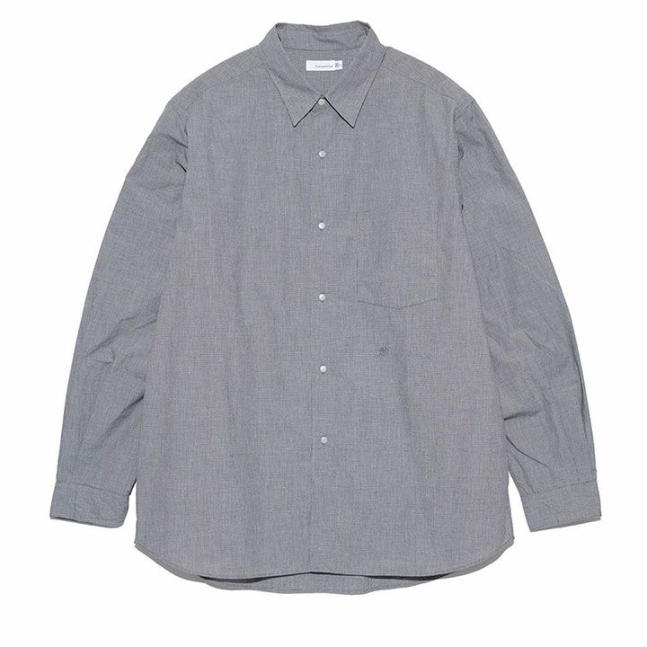 nanamica レギュラーカラーシャツ 半袖 nanamica (ナナミカ) Regular Collar Wind S/S Shirt