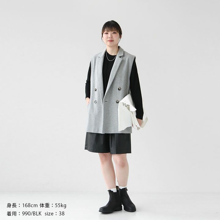 ココ 【SACRA】フェイクレザー ショートパンツ