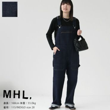 MHL.(エムエイチエル) CANTON DENIM オーバーオール(595-4240503)の通販｜NEWS(ニューズ)公式オンラインショップ