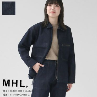 MHL.(エムエイチエル) CANTON デニム ジャケット(595-4225502)の通販｜NEWS(ニューズ)公式オンラインショップ