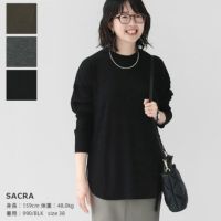 SACRA(サクラ) エクストラファインメリノ リブ JSY プルオーバー(124552091)