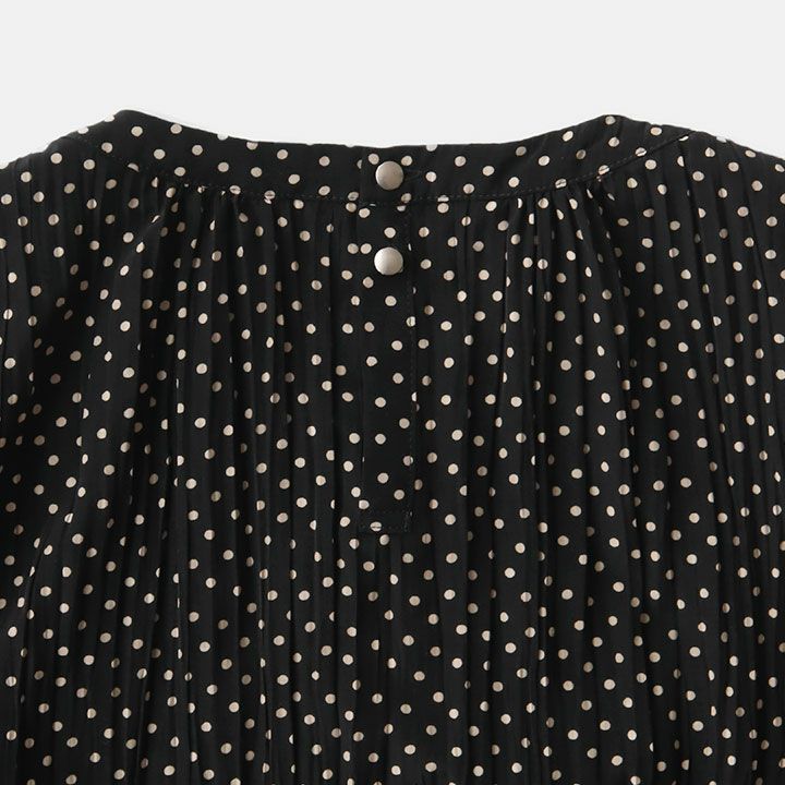 Ballsey(ボールジィ) ランダムプリーツドットプリント ボックスタック