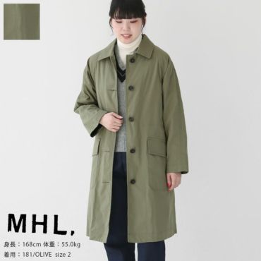 MHL.(エムエイチエル) WORN コットンナイロン コート(595-4210500)の通販｜NEWS(ニューズ)公式オンラインショップ