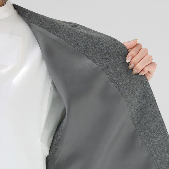 Le glazik ル グラジック｜ウールフランネル ジレ LG-B0424FIWの通販