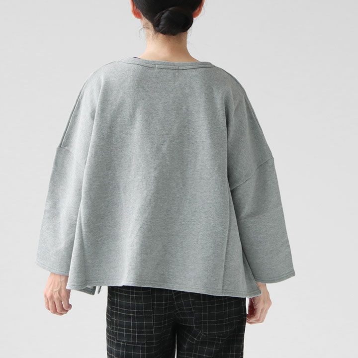 NARU(ナル) 30/10セントラル裏毛 ワイドプルオーバー(656011)の