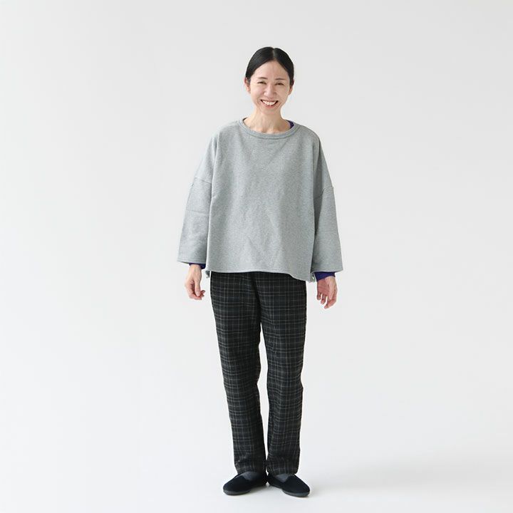NARU(ナル) 30/10セントラル裏毛 ワイドプルオーバー(656011)の