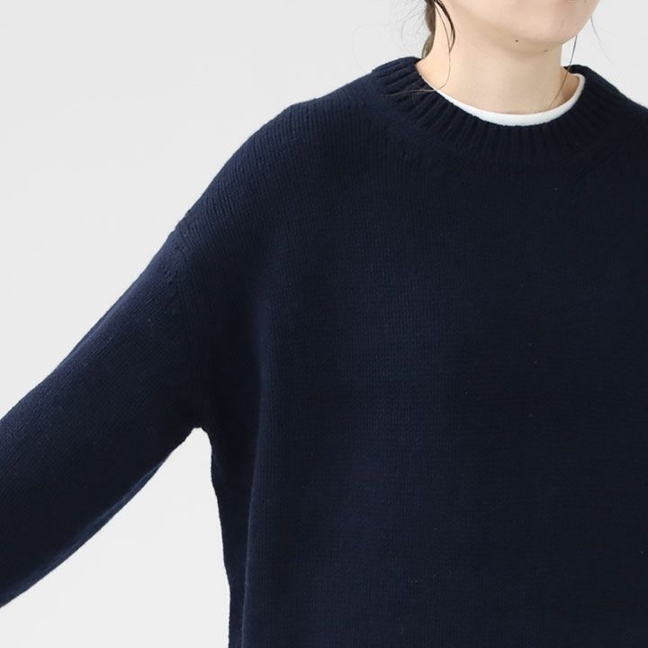 GALERIE VIE(ギャルリー ヴィー) ファインウール クルーネックプル