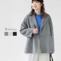 Ballsey(ボールジィ) プレミアムウールリバー オープンカラーショートコート(11-08-34-08301)