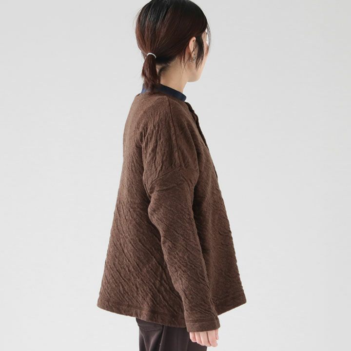 【★30%OFF】SALE セール prit プリット 1/25 ウール 綿 接結 ボーダー 2WAY ワイドカーディガン P90566 レディース レディース トップス カーディガン prit 【☆30%OFF】SALE セール プリット 1/25 ウール 綿 接結
