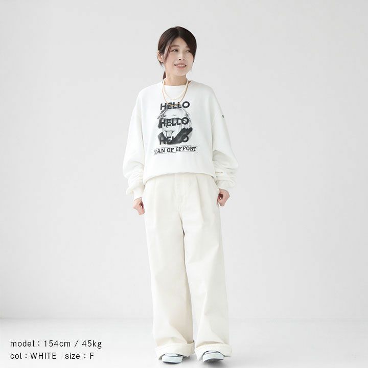 Oblada(オブラダ)｜HELLO スウェット/グレー の通販｜ELLESHOP