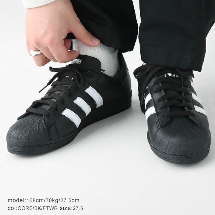 早い者勝ち 大人気 adidas Superstar 82 高級ある素材◎ adidas SUPERSTAR 82 CBLACK/FTWWHT/CBLACK アディダス スーパー