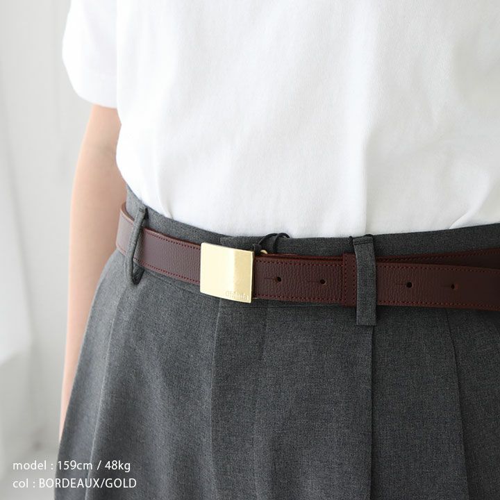 Oblada レザー ベルト サイズ30 Oblada/オブラダ・GARRISON BELT MINI <30mm> | here.