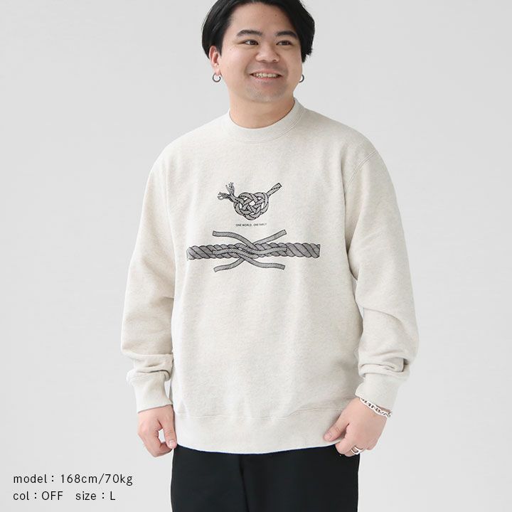 BRU NA BOINNE(ブルーナボイン) ONE WORLD スエット(8460)の通販｜NEWS