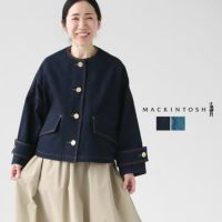 MACKINTOSH(マッキントッシュ) HUMBIE ノーカラーデニムジャケット(HUMBIEDENIMNOCO)