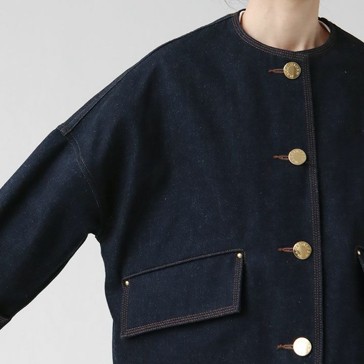 MACKINTOSH(マッキントッシュ) HUMBIE ノーカラーデニム