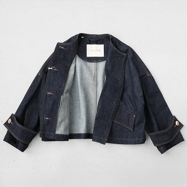 MACKINTOSH(マッキントッシュ) HUMBIE ノーカラーデニムジャケット