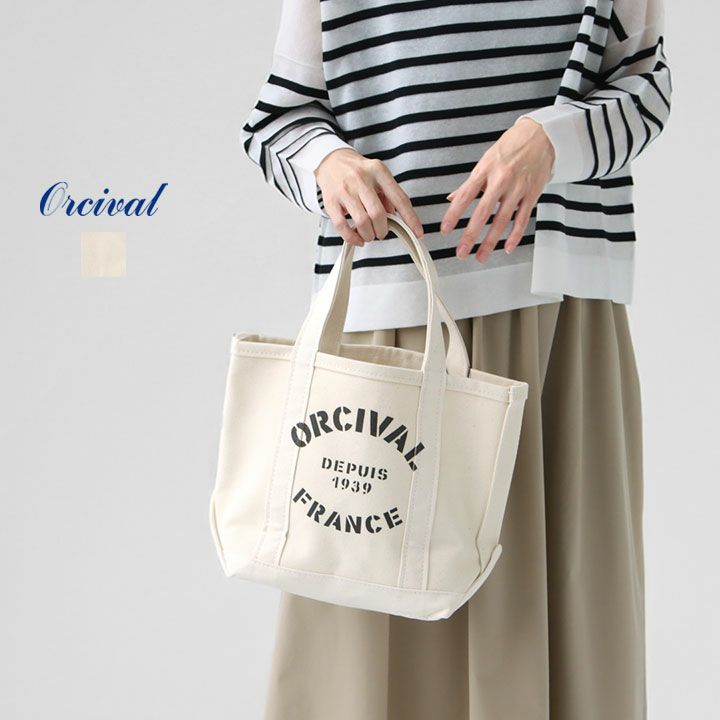 ORCIVAL(オーシバル) プリント キャンバストートバッグ 小(OR-H0361KWC