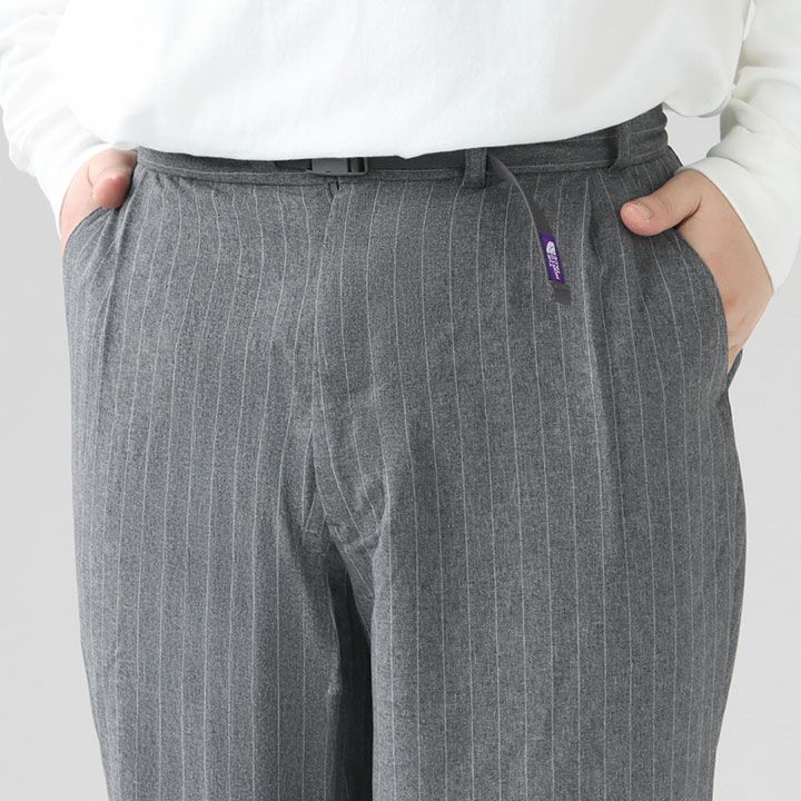THE NORTH FACE Purple Label ストライプパンツ THE NORTH FACE PURPLE LABEL Striped Field Pants Gray（ザ