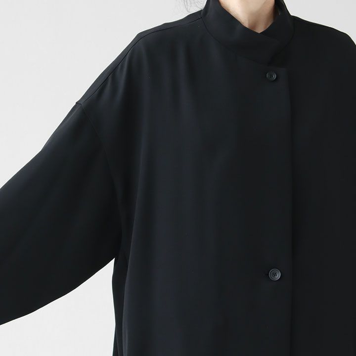 mizuiro ind(ミズイロインド) スタンドカラーワイドジャケット(1