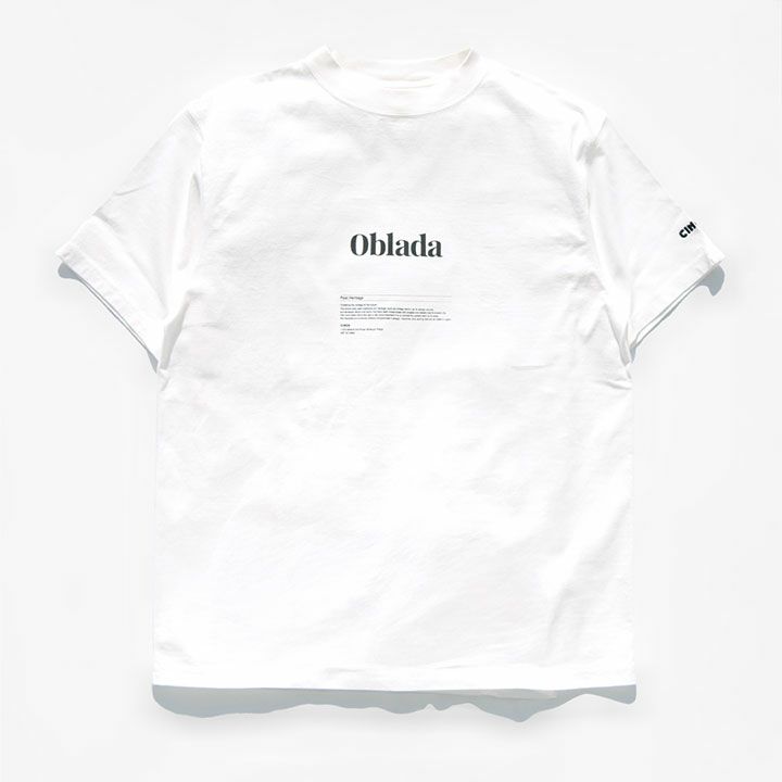 Oblada(オブラダ) NEWS別注 OBLADA ロゴTシャツ(OBLADA-NEWST)の