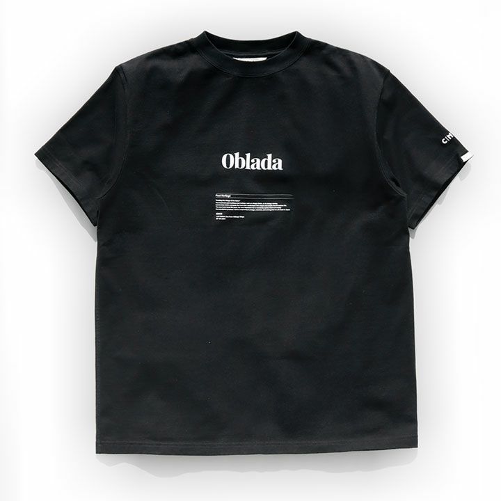 Oblada(オブラダ) NEWS別注 OBLADA ロゴTシャツ(OBLADA-NEWST)の