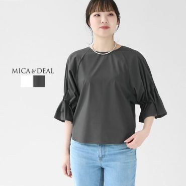 MICA & DEAL(マイカ＆ディール) ステンカラーダウンコート