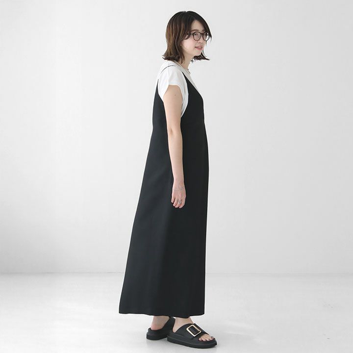 SACRA(サクラ) アセテート ヴィンテージツイル ワンピース
