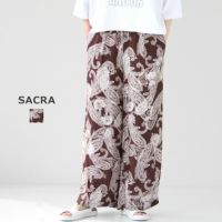SACRA(サクラ) OVERLAP ペイズリー パンツ(125206113)