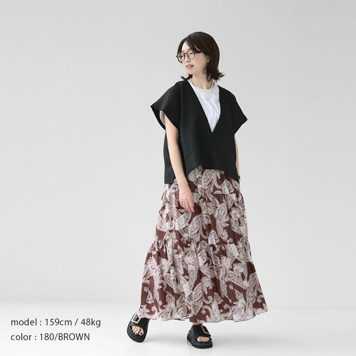 新品 SACRA ラスティック リネン トップ RUSTIC LINEN TOP SACRA（ファッション） SALE！サクラ SACRA リネンベスト