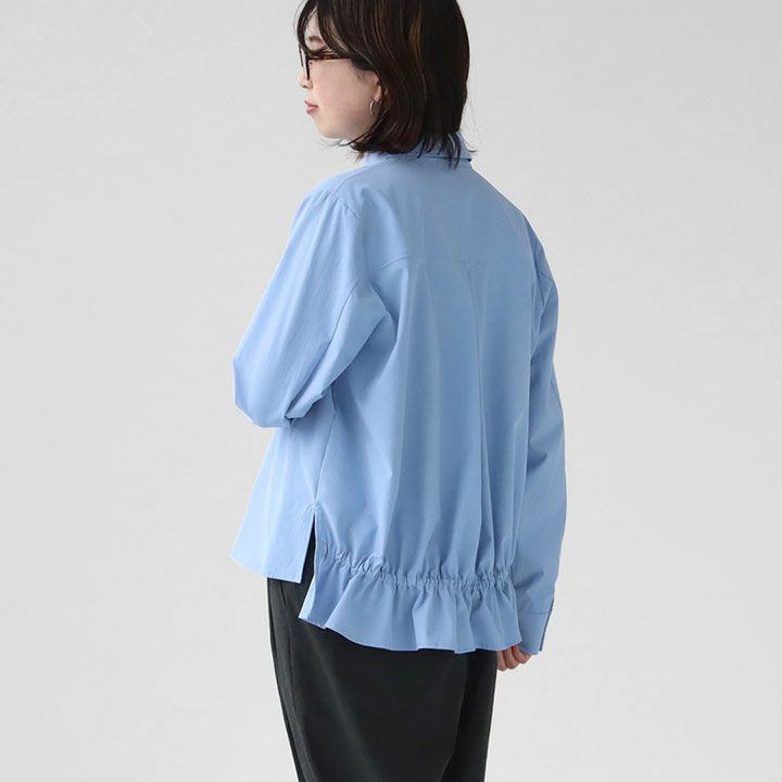 MARECHAL TERRE(マルシャル テル) バックギャザーシャツ