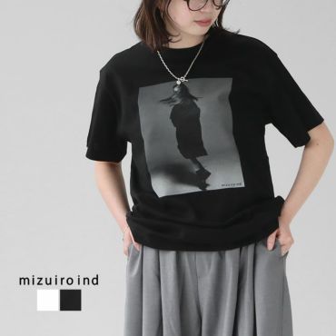 mizuiro ind(ミズイロインド) フォトプリントTシャツ(1-210058)