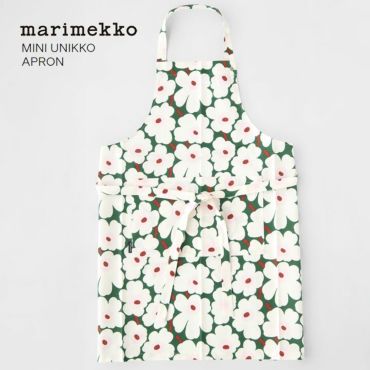 [未使用] マリメッコ プケッティ エプロン marimekko Puketti マリメッコ エプロン PUKETTI（プケッティ）紺 - メルカリ
