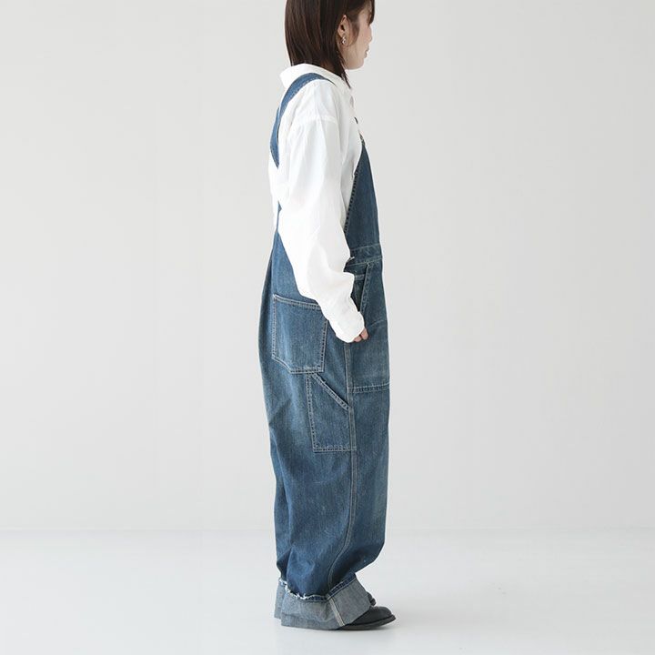 chimala(チマラ) アモスケイグ セルヴィッジ デニム オーバーオ―ル