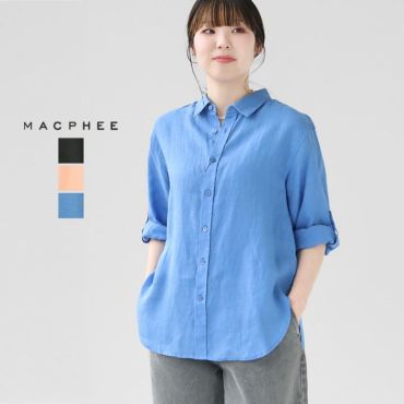 MACPHEE(マカフィー) パッチワークシャーティング チュニック
