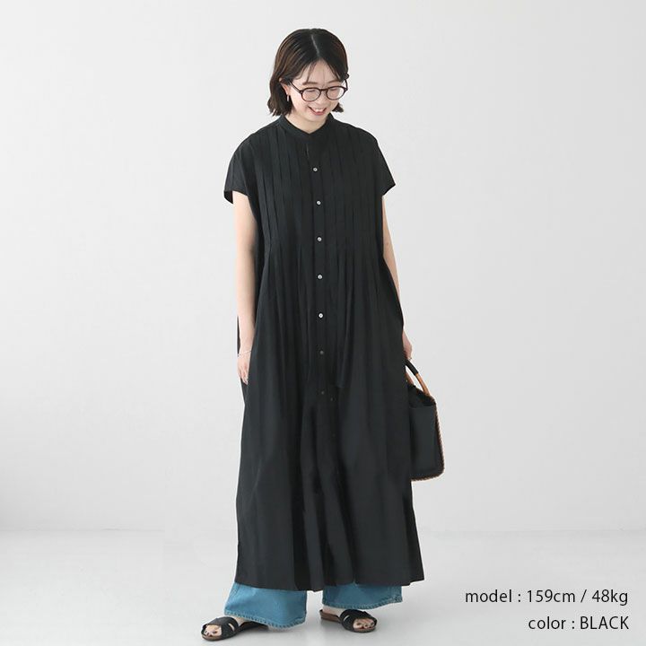 INDIA INDUSTRY(インディアインダストリー) ピンタックシャツ