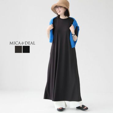 【美品】MICA&DEAL コクーンミドルコート Super100sウール ミドル丈フーデットコート | MK