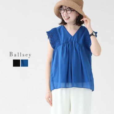 Ballsey(ボールジィ) セルロースポリエステルオーガンジー