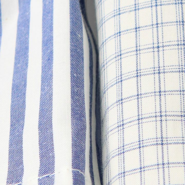 綿麻タイプライター素材の生地感が分かる拡大画像