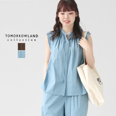835y*専用 美品 トゥモローランドコレクション レースハーフスリーブブラウス TOMORROWLAND collection（トゥモローランドコレクション）の